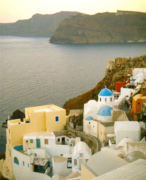 Fira Santorini Greece at Sunset #JetsetterCurator | Travel spot, Places ...