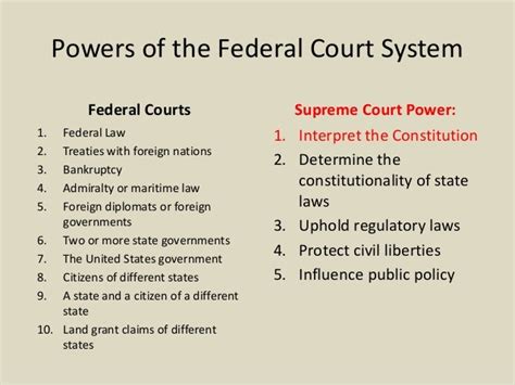 What Are Powers Of The Judicial Branch - slideshare