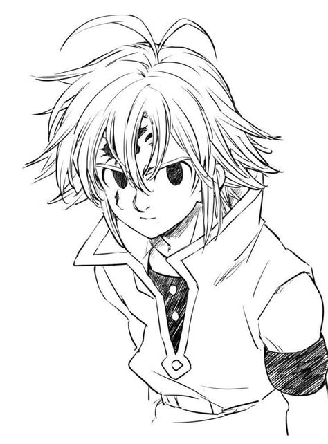 Meliodas De Los Siete Pecados Capitales para colorear, imprimir e ...