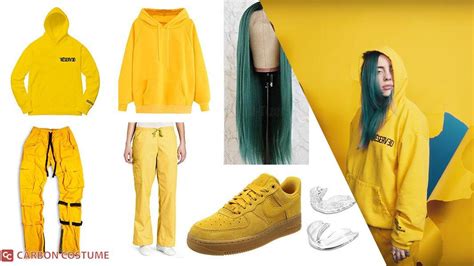 Billie Eilish Yellow Outfit from Bad Guy Costume Guide for Cosplay & Halloween