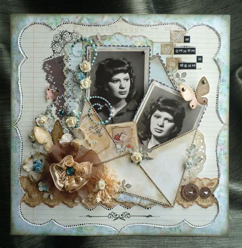 Memory | Heritage scrapbook pages, Vintage scrapbook, Heritage scrapbooking layouts