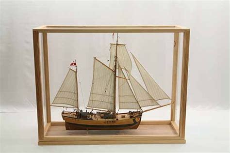 Model Ship Display Case Plans | wooden model ship display cases ship and model at one top resin ...