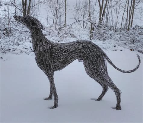 Energetic Wire Animal Sculptures Look at Home in Natural Landscape