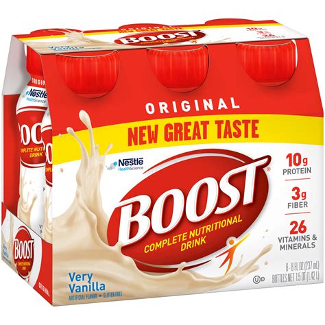 Boost Original Very Vanilla 6-8 fl. oz. Bottles | La Comprita