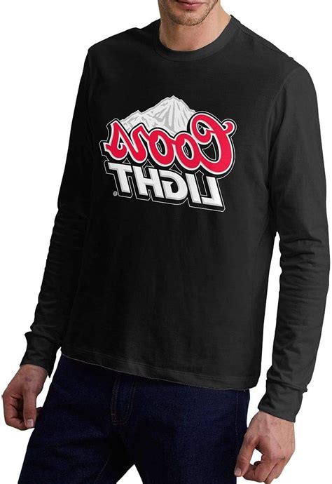 Amazon.com: Mans Coors Light Adult Long Sleeve T Shirts: Clothing