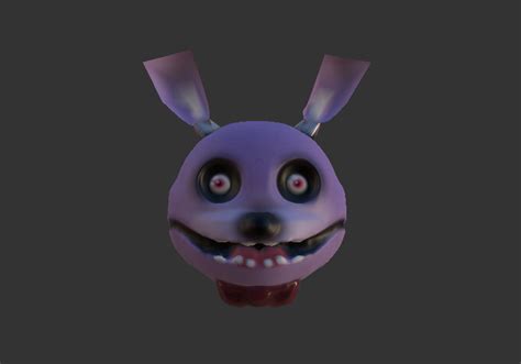 3D Bonnie Head by Kitsicles on DeviantArt