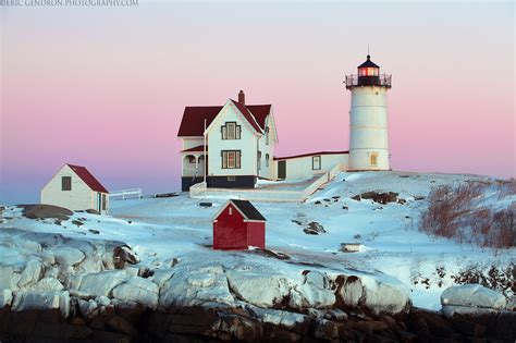 Portsmouth NH Photography: Icy Nubble Lighthouse