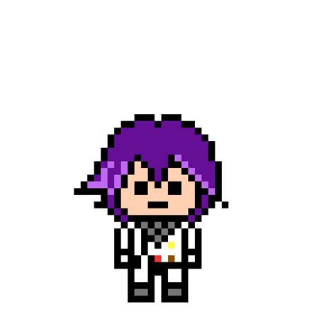 Pixilart - Danganronpa V3 Ouma Kokichi Pixel Sprite by Lampis