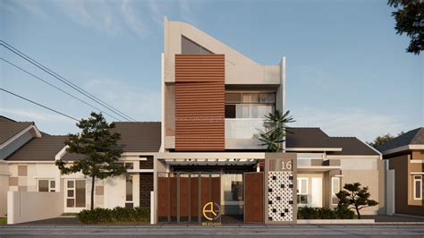 Desain Fasad Rumah Modern di Jakarta