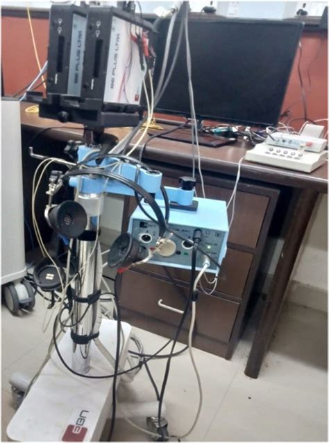 EEG recording system (128 channel) used for recording the EEG data ...