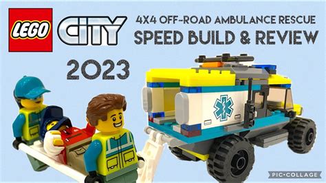 2023 LEGO City 40582 4x4 Off Road Ambulance Rescue SPEED BUILD & REVIEW ...