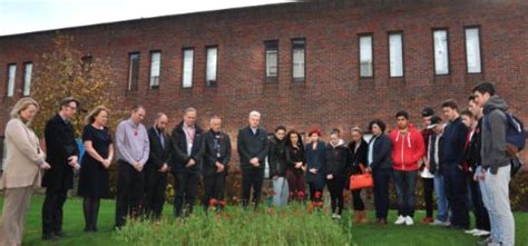 Harlow College staff and students observe two-minute silence for Remembrance Day - Your Harlow