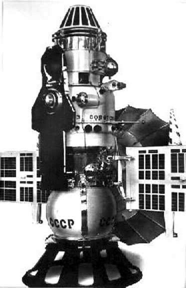 The Venera 7 spacecraft on a stand. Typical of the Venera 2–8 series,... | Download Scientific ...