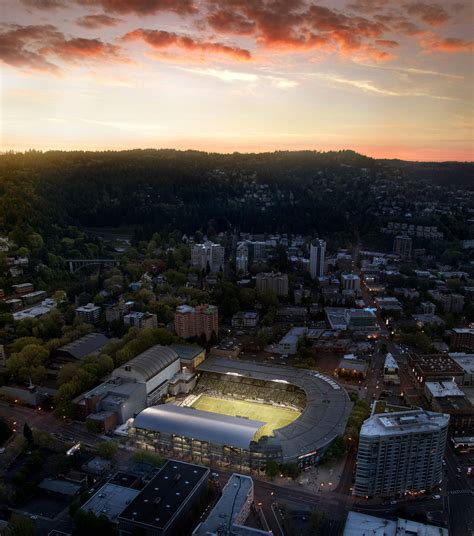 Portland-Timbers-Stadium-Aerial-Allied-Works | Portland timbers, Stadium, Timber