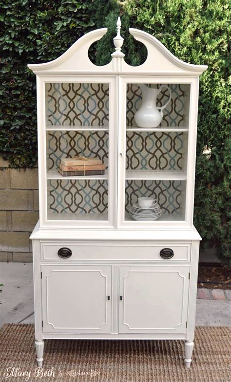 Wonderful Antique White China Cabinet | General Finishes Design Center