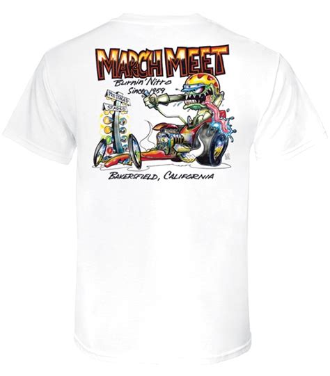 March Meet Monster Digger T-Shirt (White)