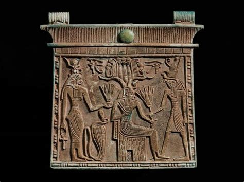 Shrine-shaped pectoral Nubian Napatan Period, reign of Piankhy (Piye) 743–712 B.C. | Ancient ...