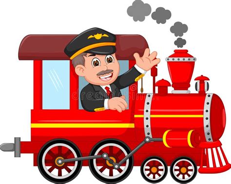 Antimated Train Clipart