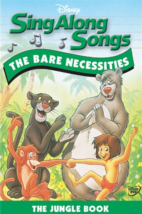 Disney Sing Along Songs Jungle Book The Bare Necessities Vhs 1990s ...