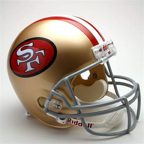 San Francisco 49ers Helmet Throwback 1964-95 Deluxe Replica Full Size ...