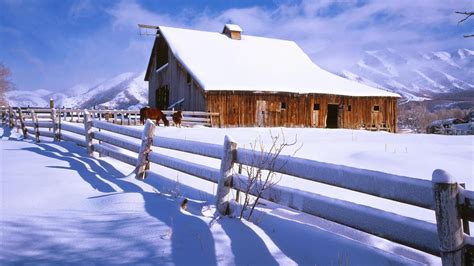 Winter Ranch Wallpapers - Wallpaper Cave