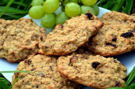 3 Ingredient Raisin Banana Oat Biscuits - Healthy Easy Cookies