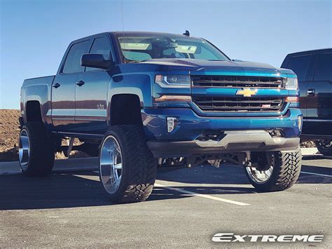 2018 Chevrolet Silverado 1500 - 24x14 Hostile Wheels 35x13.5R24 AMP Tires McGaughys 9-inch ...