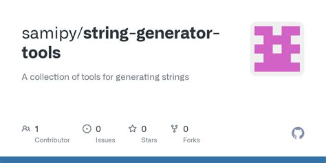 GitHub - samipy/string-generator-tools: A collection of tools for ...