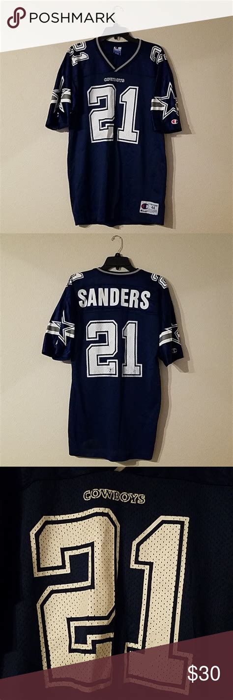 Deion Sanders Dallas Cowboys NFL Football Jersey