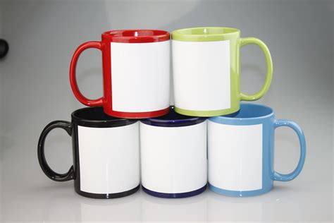 Custom Sublimation Colorful Porcelain Black Mug Printed By Mug Printing Machine - Buy Custom ...