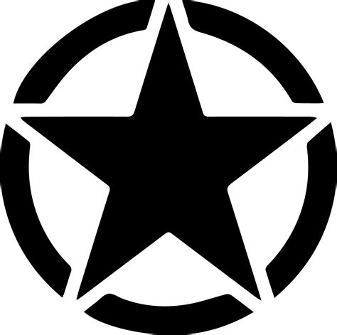 Military Star Decal – Trail Decals