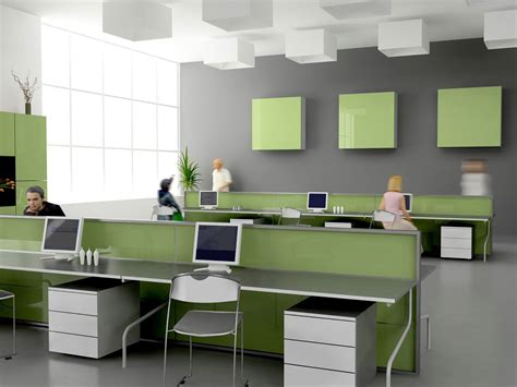 Image result for green and gray office | Office interior design modern, Modern office interiors ...