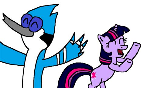 Mordecai (Regular Show) meets Twilight Sparkle by MixopolisChannel on ...