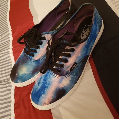 Vans Authentic Galaxy Print Shoes 9.5 Women... - Depop