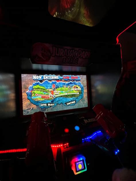 Jurassic Park Arcade Game | Arcade, Arcade games, Jurassic park