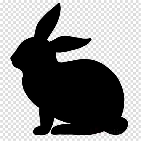 Silhouette Bunny Clip Art At Clker Com Vector Clip Art Online - Vrogue