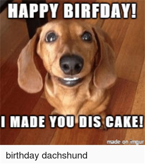 Dachshund Happy Birthday Meme | BirthdayBuzz