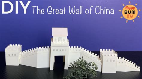 HOW TO BUILD THE GREAT WALL OF CHINA WITH PAPER | DIY GREAT WALL OF CHINA MODEL I DIY PROJECTS ...