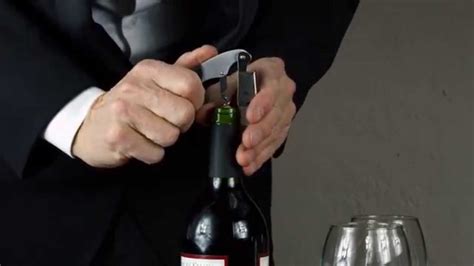 How to Open a Bottle of Wine -- Wine Corkscrew Instructions - YouTube