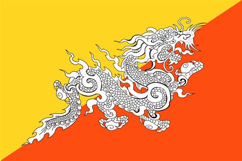 Bhutan flag | Flag of Bhutan | Bhutans national symbol | always bhutan