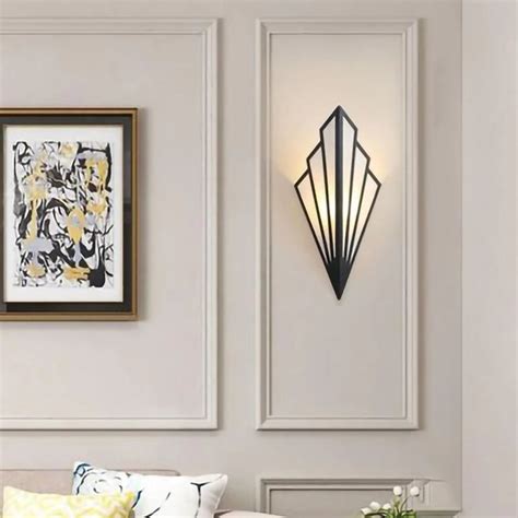 Triangle Shape Wall Lamp E27 LED for Bedroom Living Room Study Lighting Fixture Corridor Stairs ...