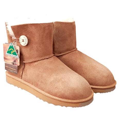 Shop One Button Uggs - Certified Australian Made | J&H Eweniq