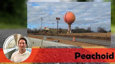 Peachoid [Peach Shaped Water Tower] in Gaffney, South Carolina | I-85 Milemarker 91 - YouTube