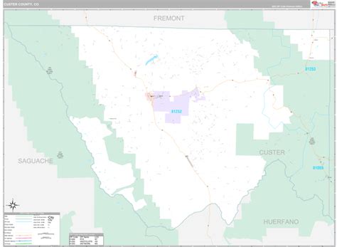 Custer County, CO Maps