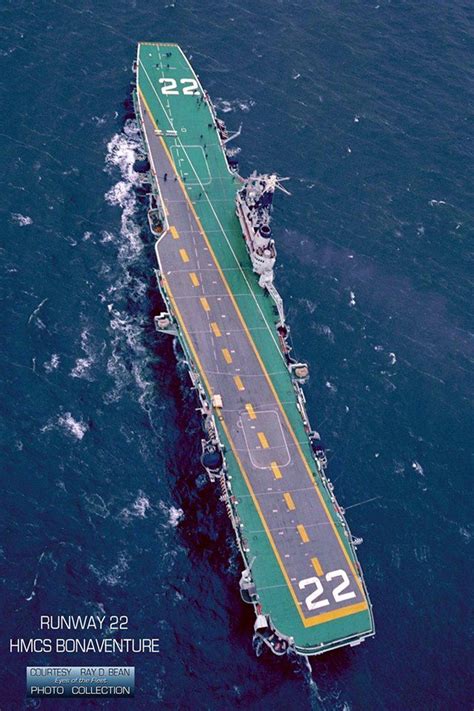 HMCS BONAVENTURE CVL 22 runway 22 | Aircraft carrier, Navy aircraft carrier, Royal canadian navy