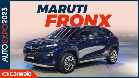 Maruti Fronx at Auto Expo 2023 I CarWale - YouTube