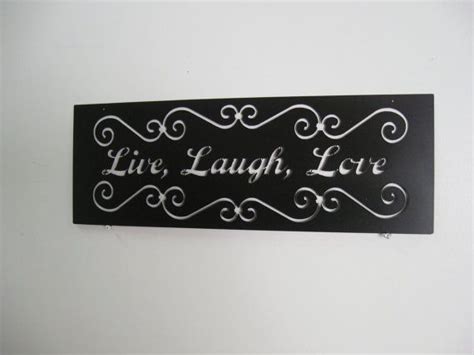 Live Laugh Love / Metal Art / Wall Decoration / Metal Sign / | Etsy | Wall decor, Metal wall ...