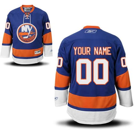 Reebok New York Islanders Men's Premier Home Custom Jersey - Royal Blue ...