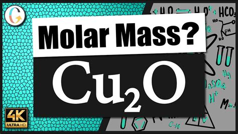 How to find the molar mass of Cu2O (Copper (I) Oxide) - YouTube