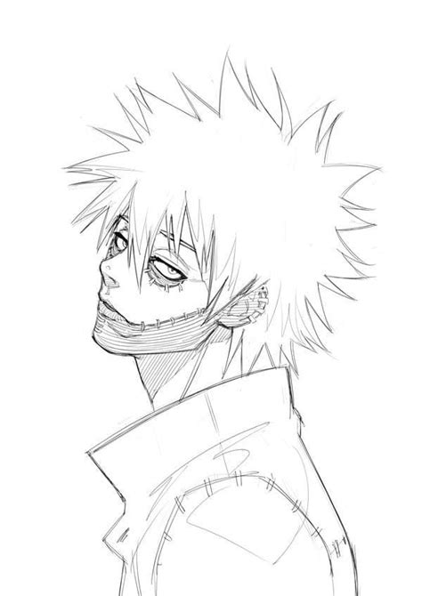 Dabi Using Power Coloring Page - Anime Coloring Pages